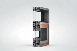Premium 115-2.0 Series Thermal Break Casement Window with Integrated Screen