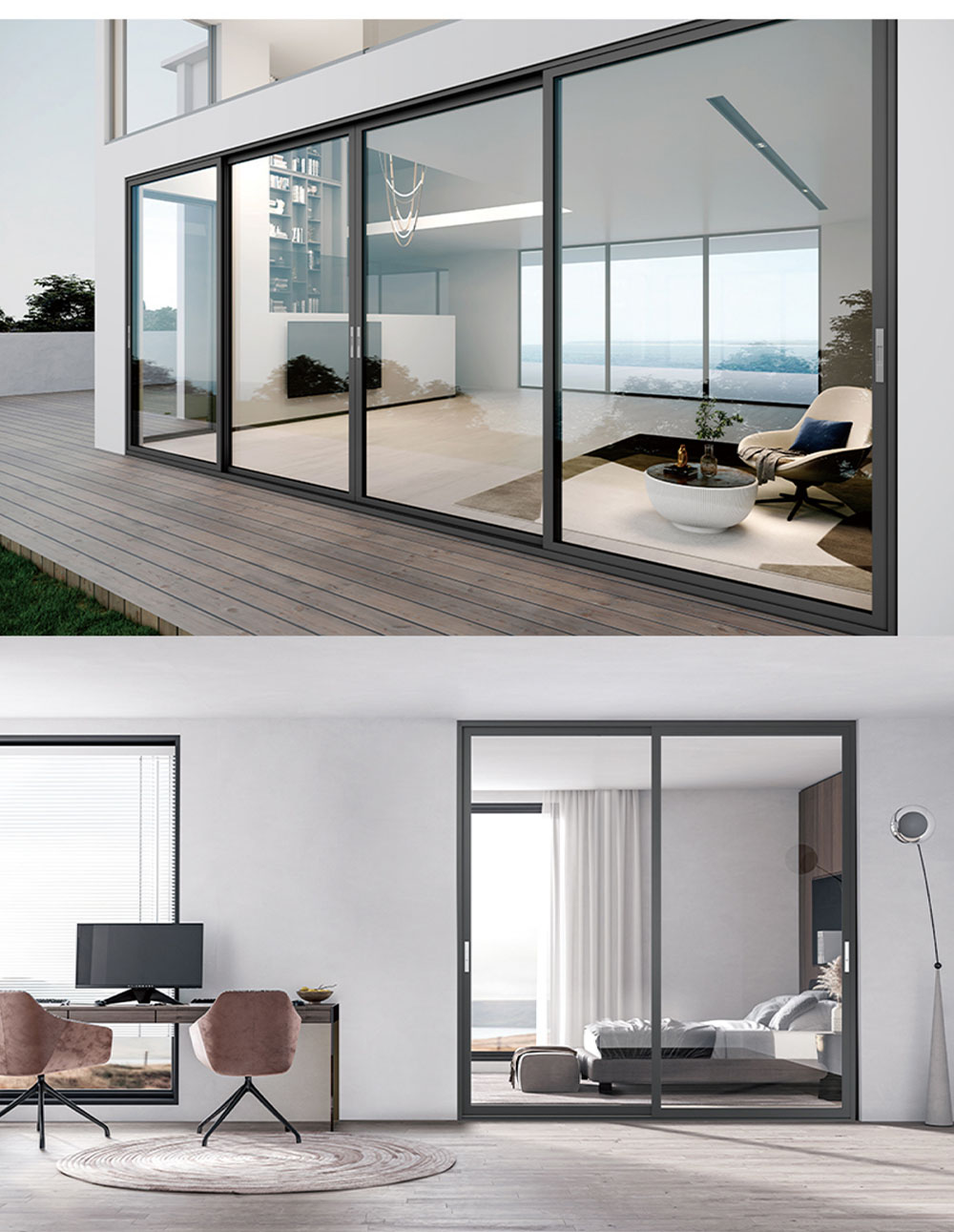 New Edge 68 Series Heavy-Duty Sliding Door插图2